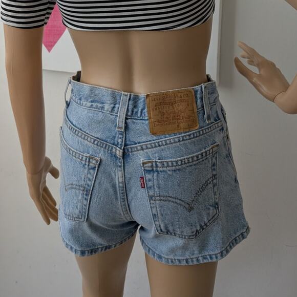 levi's vintage '99 denim shorts juniors 3 - Picture 1 of 13